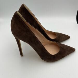 Brother Vellies Women's Brown Suede Stiletto Heels Size 9